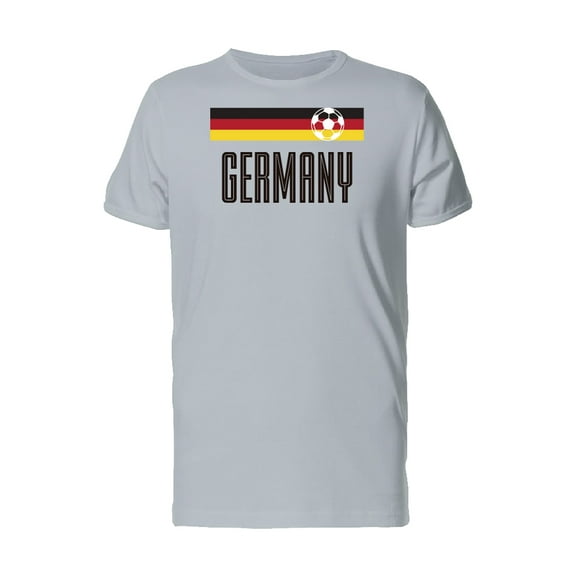 Cool Germany Flag Soccer Men's Safety Orange T-shirt