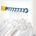 thumbnail image 4 of Percha Ventana 8 Agujero Ropa Marco Clip Tendedero Ropa Colgando Azul, 4 of 8
