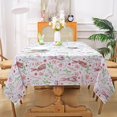 thumbnail image 3 of Easter Tablecloth Rectangular, Spring Bunny Floral Table Cloths for Indoor Outdoor, Waterproof Stain Resistant Polyester Table Covers for Easter Dinner Picnic Party Decorations, 60 x 120 Inch, 3 of 6