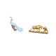 thumbnail image 5 of Majestuosa Escultura De Fusión De Pavo Real Y Toro, Elegante Figura De Animal, Decoración Moderna Para Jardín Y Hogar, Adorno único De Feng Shui Para Escritorio Y Patio., 5 of 8