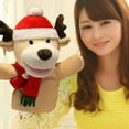 thumbnail image 2 of Christmas hand puppet reindeer - Soft Holiday Hand Puppet for Kids, Interactive Storytelling Toy, Christmas Party Favor for Classroom & Family Fun (Size/Style as Pictured), 2 of 5