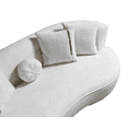thumbnail image 5 of Ella Ivory Boucle Chaise Lounge, 5 of 7
