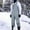 (Type-A)Gray, variant on Coorders Men’s Snow Bib with Pockets, Outdoor Insulated Waterproof Overall Snow Pants, Big and Tall Blue, Size L