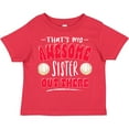 thumbnail image 3 of Inktastic That's My Awesome Sister out There with Volleyball Boys or Girls Toddler T-Shirt, 3 of 5