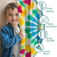thumbnail image 3 of Blackout Kids Curtains,Colorful Rainbow Tie Dye Spiral Pattern Childrens Insulated Curtains Set Of 2,Bedroom Essentials,Toddler Room Decor 42"x54", 3 of 5