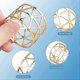 thumbnail image 3 of Napkin Rings,12pcs Gold Napkin Rings, Napkin Ring Holders For Dining, 3 of 5