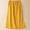 Yellow, variant on Sentmoon Long Skirts for Women Trendy Elastic Waist Skirt with Shorts Delightful Solid Color Regular Fit Women Skirt for Travel and Vacation M-2XL