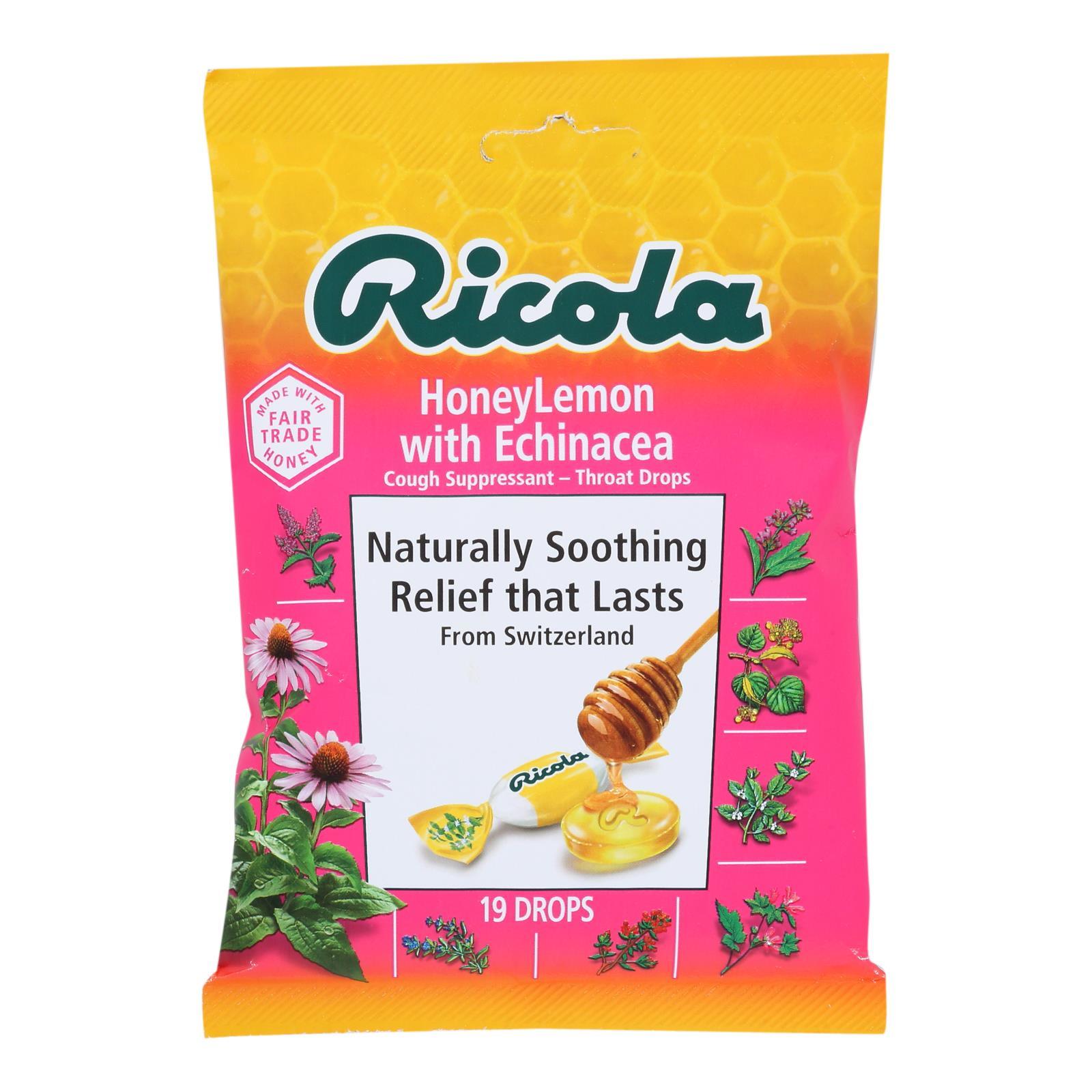 Ricola Cough Drop Ech Honey Lemon Case of 819 CT