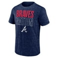 thumbnail image 2 of Men's Fanatics Heather Navy Atlanta Braves Slub Batting Cleanup T-Shirt, 2 of 3