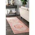 thumbnail image 1 of nuLOOM Ethel Medallion Fringe Runner Rug, 2' 6" x 8', Red, 1 of 4