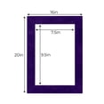 thumbnail image 3 of Crocus Suede Acid Free 16x20 Picture Frame Mats with White Core Bevel Cut for 8x10 Pictures - Fits, 3 of 4