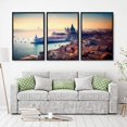 thumbnail image 2 of IDEA4WALL 3 Piece Framed Canvas Wall Art for Living Room, Bedroom Italy City Landscape Canvas Prints for Modern Home Decoration Ready to Hang, 2 of 4