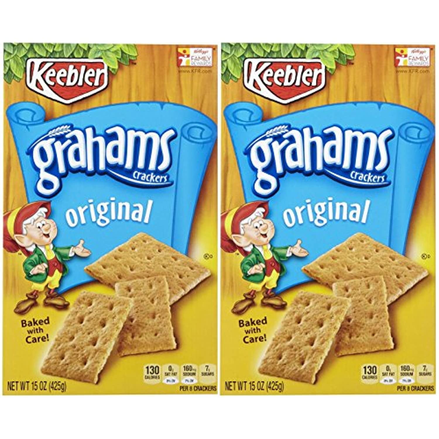 Keebler Graham Crackers Original 15 Oz 2 Pk