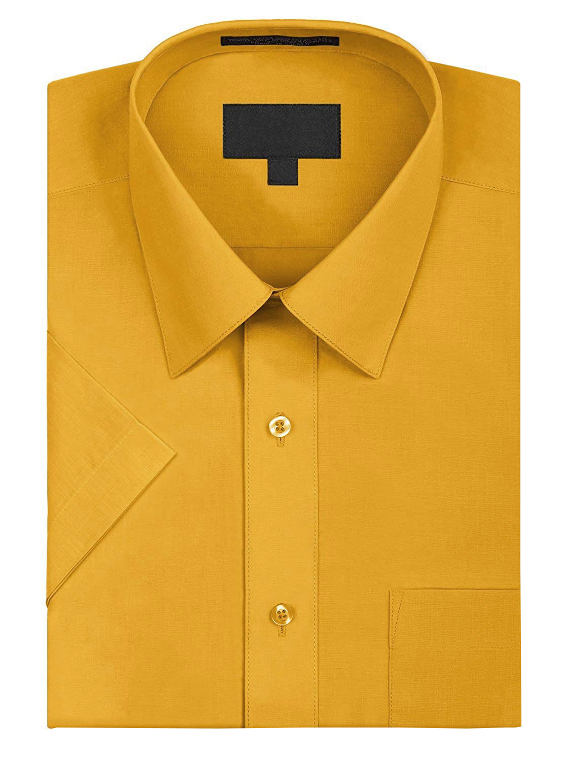 Omega Men's Short Sleeve Dress Shirt 