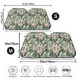 thumbnail image 3 of Daiia Palm Trees and Tropical Windshield Sun Shade for Car SUV Truck (Small ), Car Sun Shade Windshield, Car Shades for Front Windows, Sunshade for Car Windshield, 3 of 7