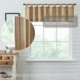thumbnail image 4 of VHC Brands Stitched Burlap Curtain Valance, Natural, 16x72, 4 of 7