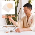 thumbnail image 4 of 10 Sheets Xuan Rice Paper Painting Fan Japanese-style White, 4 of 6