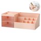 thumbnail image 3 of Organizador de maquillaje con cajones, almacenamiento de maquillaje, organizador de tocador cosmético, caja de maquillaje con cajones para tocador, dormitorio, baño Xemadio MZQ-0931-2, 3 of 9
