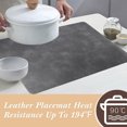 thumbnail image 4 of Quick Cleanup Dining Placemats, Non-Slip Waterproof Table Mats for Everyday Use, Durable & Absorbent Design for Kitchen Tables, 4 of 6