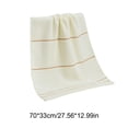 thumbnail image 3 of 2 Packs Soft Absorbent Lint Free Soft Fabric Face And Body Towels For Home Use Suitable For Both Men And Women, 3 of 6