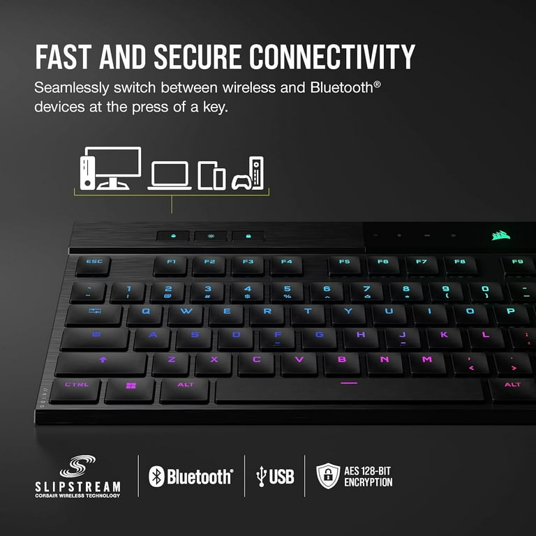 Corsair K100 AIR Wireless RGB Mechanical Keyboard - Ultra
