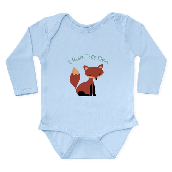 CafePress - I Rule This Den Body Suit - Long Sleeve Cotton Baby Bodysuit