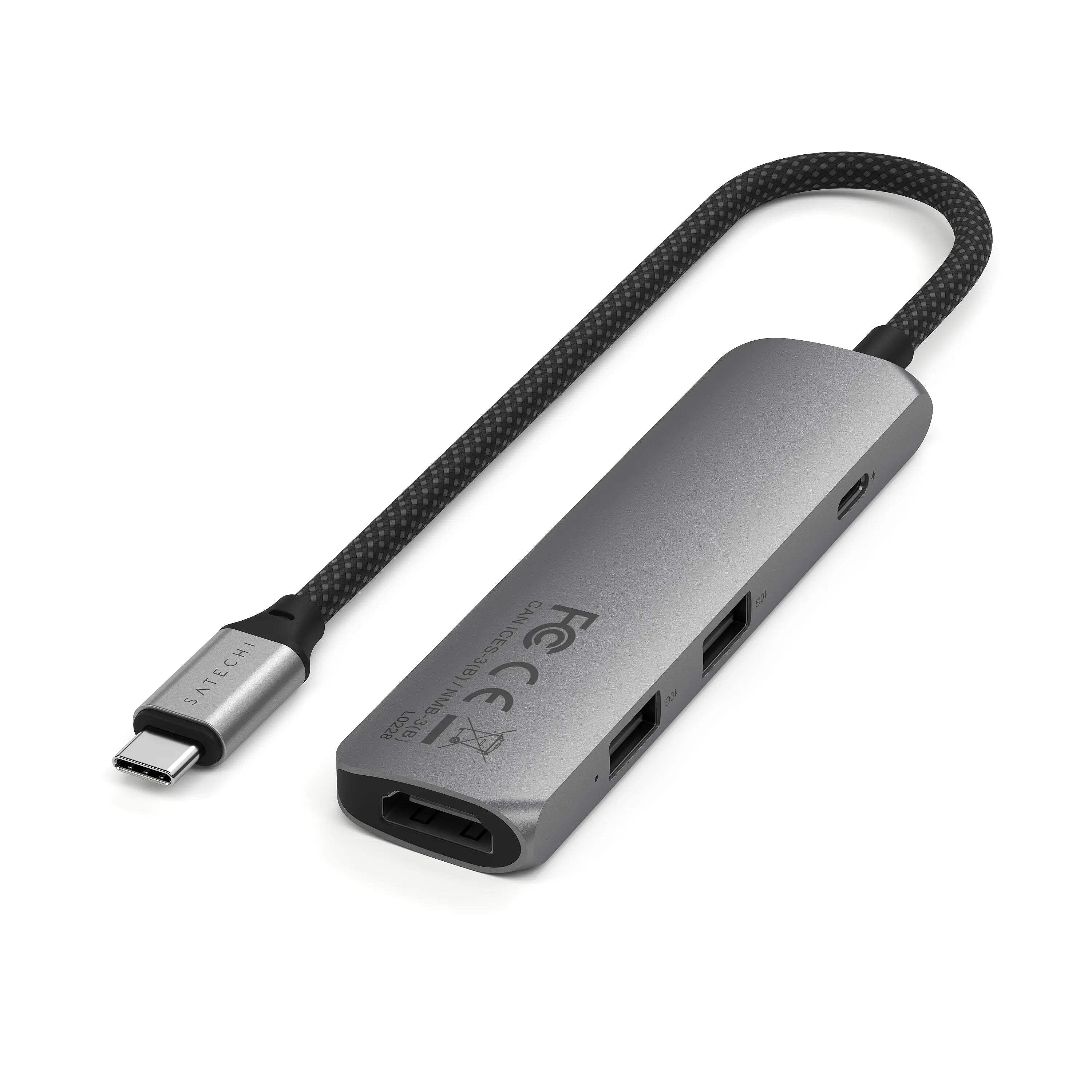 4-in-1 USB-C Slim Multiport Adapter 4K