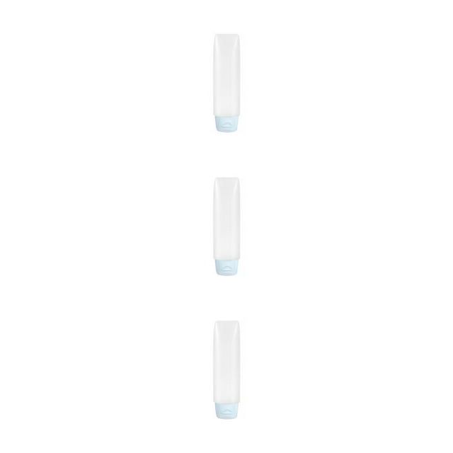 QualitChoice Travel Bottle Portable Shower Gel Dispensing Container Refillable Leakproof Dispenser Tube Household Organizer 30ML Blue 3Set