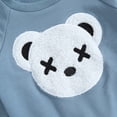 thumbnail image 6 of Okbabeha Baby Boy Clothes Toddler Bear Outfit Long Sleeve Crewneck Sweatshirt and Jogger Pants Fall Winter Clothing, 6 of 7