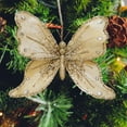 thumbnail image 3 of Butterfly Christmas Tree Ornament,Wreath Decor,Ceiling Wall Holiday Pendant,Xmas Hanging Decoration,Festive Christmas Ornament,Winter Holiday Decoration,Glittering Xmas Tree Pendant, 3 of 5