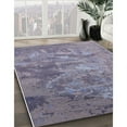 thumbnail image 3 of Ahgly Company Machine Washable Indoor Rectangle Industrial Modern French Lilac Purple Area Rugs, 7' x 10', 3 of 7