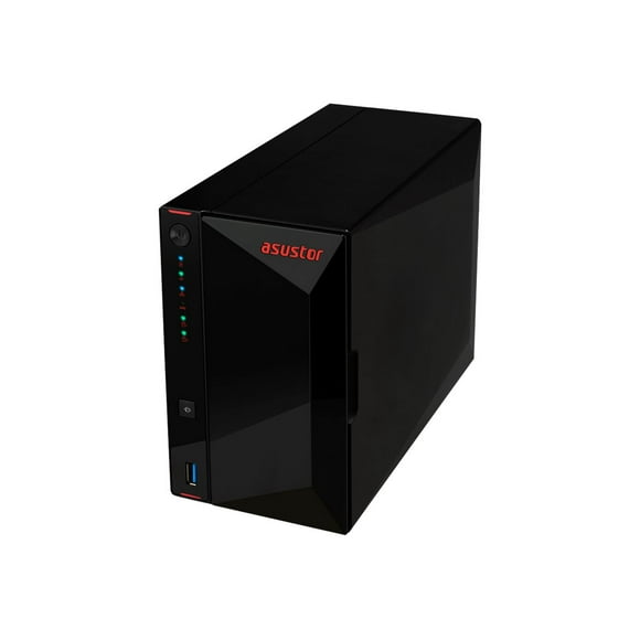 ASUSTOR Nimbustor 2 AS5202T - NAS server - 2 bays - SATA 6Gb/s - RAID 0, 1, 5, 6, 10, JBOD - RAM 2 GB - 2.5 Gigabit Ethernet - iSCSI support