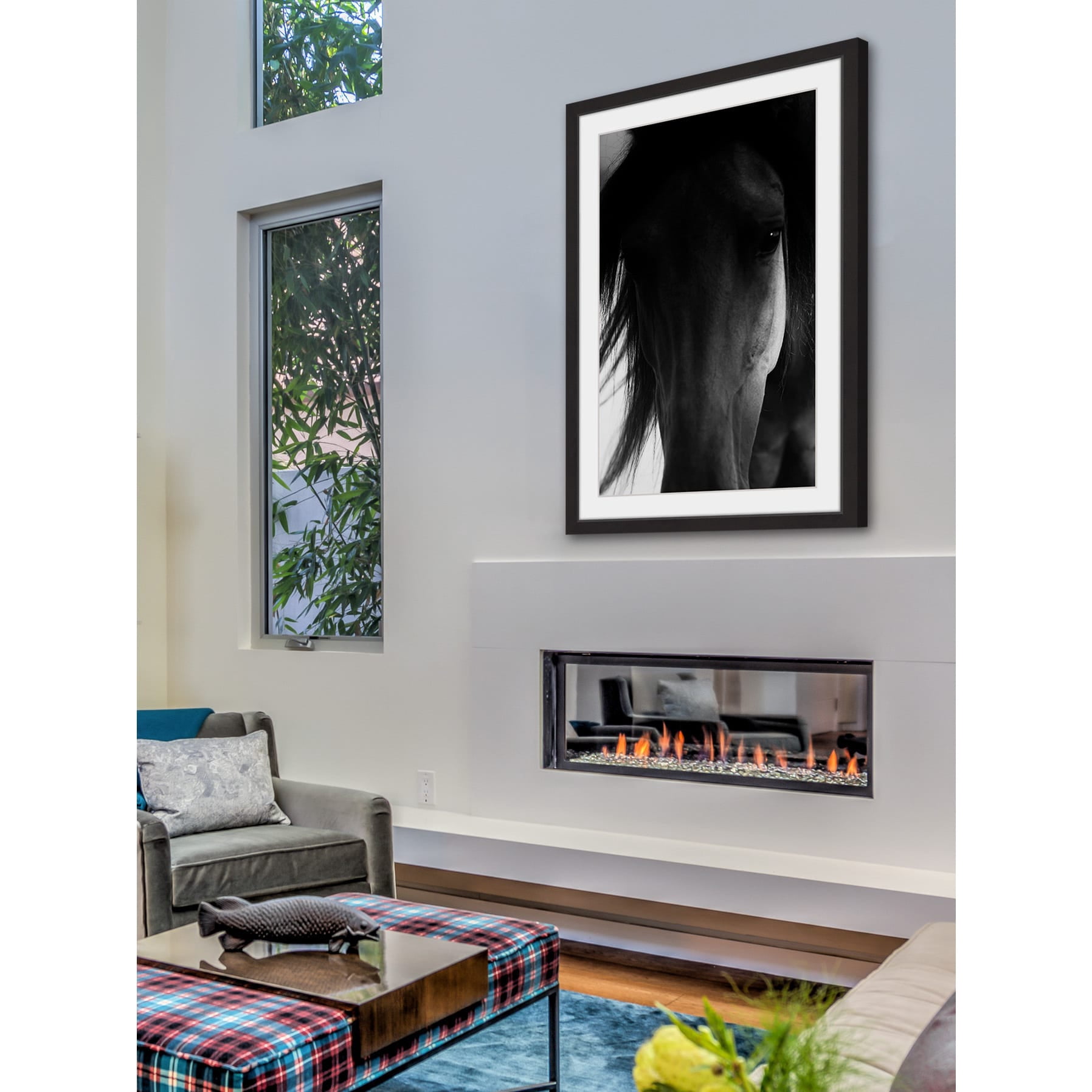 "Shadow Horse" Framed Painting Print