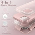 thumbnail image 3 of JETech Silicone Case for iPhone 15 Plus 6.7-Inch, Silky-Soft Touch Full-Body Protective Phone Case, Shockproof Cover (Pink), 3 of 6