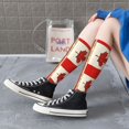 thumbnail image 7 of America Canada Flag Pattern Knee High Socks for Women Long Leg Warmers Socks, 7 of 7