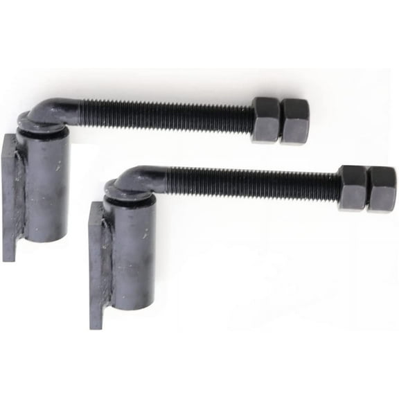 3/4" J-Bolt Gate Hinge | Heavy Duty 7" Adjustable Barrel | 1 Pair Pro Gate Supply GatorPro