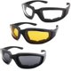 thumbnail image 1 of 3 Pair Motorcycle Riding Glasses Padding Goggles Uv Protection Dustproof Windproof Motorcycle, 1 of 4