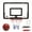 Black, variant on Over the Door Indoor Mini-Basketball Hoop for Kids,Low Hanging Basketball Toys for Bedroom,Office,Gifts for 3-8 Years Child,Punch-free Backboard