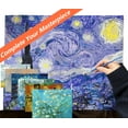 thumbnail image 4 of Paint by Number Kit On Canvas for Adults Beginner Van Gogh Famous Paintings DIY Acrylic Oil Painting Arts 16x20 Inch (Frameless, Orvison Plains), 4 of 7