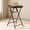 Black, variant on HaiNova 32in Folding Round High Top Table, Cocktail Table, with Removable Legs, Tall Bistro Foldable Bar Height Table for Parties, Patio, Black