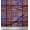 Brick Red, variant on Soimoi Silk Fabric Check & Moroccan Patchwork Printed Fabric 1 Yard 42 Inch Wide