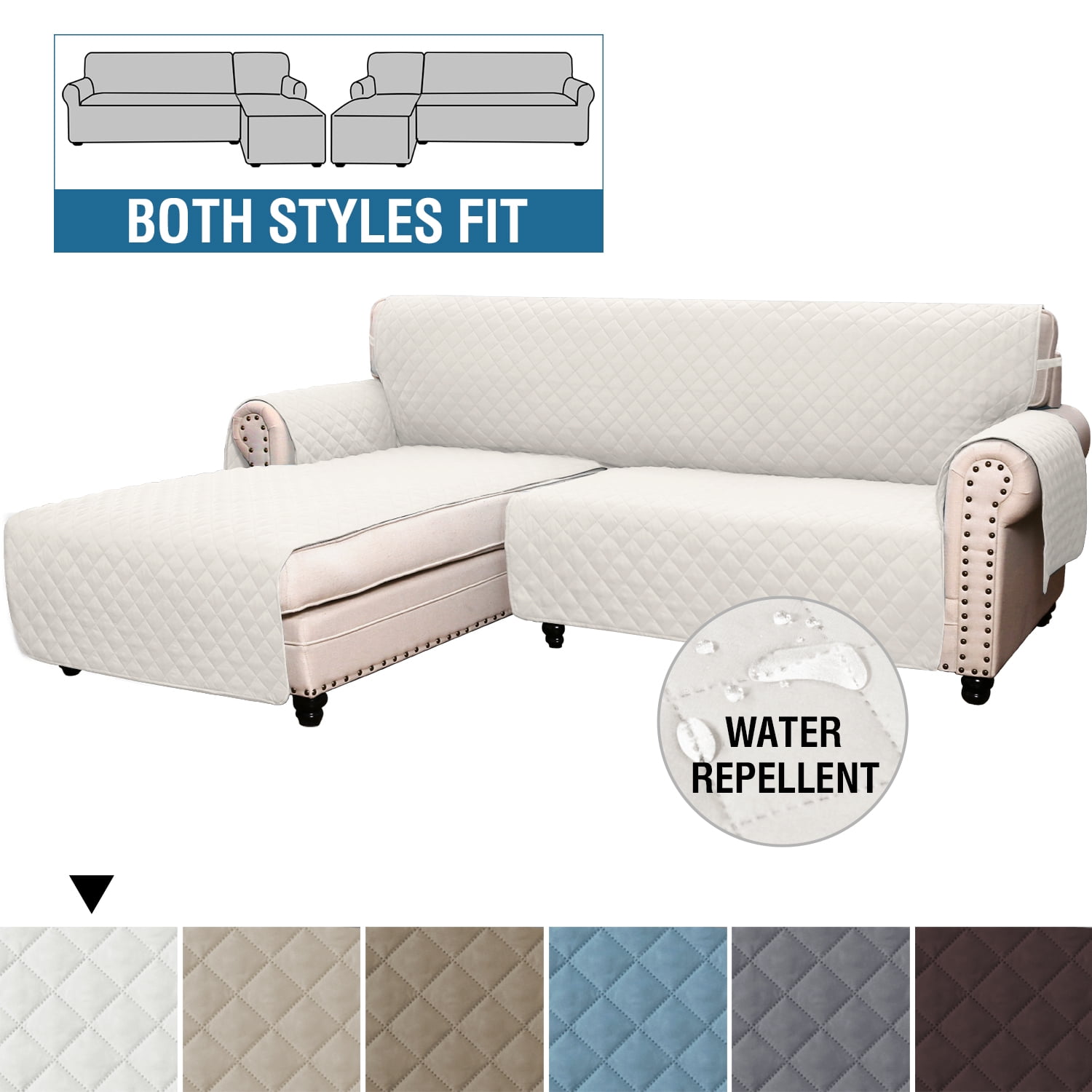 CJC LShaped Sofa Cover Reversible Sofa Slipcovers Sectional Couch