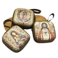 thumbnail image 5 of Rosary Prayer Bag with Zipper Closure - Religious Jewelry Box for Earrings, , Headphones Storage, 5 of 8