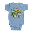 thumbnail image 1 of Toddler "I Dig Being the Big Brother" Bodysuit - Light Blue - 6 Months, 1 of 1