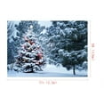 thumbnail image 3 of ABPHOTO Polyester Winter Scenic Backdrop for Photography Snow Christmas Tree Background for Fond Studio Photos 7x5ft, 3 of 4