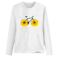 thumbnail image 4 of Pompotops T-shirt à Manches Longues et Col Rond Imprimé pour Femmes, 4 of 5