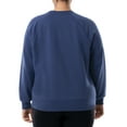 thumbnail image 5 of Terra & Sky Women's Plus Size Fleece Sweatshirt, Available in 1,2, and 3- Packs, Size 0X-4X, 5 of 11