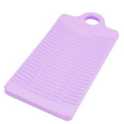 Unique Bargains 32cm Long Plastic Rectangle Washboard Washing Clothes Laundry Board Purple