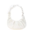 thumbnail image 1 of Retro Mujeres Color Plisado PU Hombro Axila Bolso Bolsos (Blanco), 1 of 10
