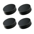 thumbnail image 1 of OULII 4 Pcs Rondelles Noires Rondelle de Hockey à Roulettes Tirs et Passes Précis pour Débutants, 1 of 7